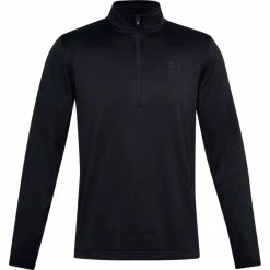 Under Armour Armour Fleece Half Zip Golf Sweater - Black