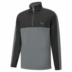 Puma Riverwalk Woven Golf Wind Jacket - Black