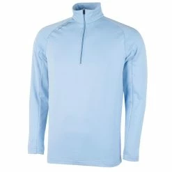 Galvin Green Drake Insula Half Zip Golf Pullover - Blue