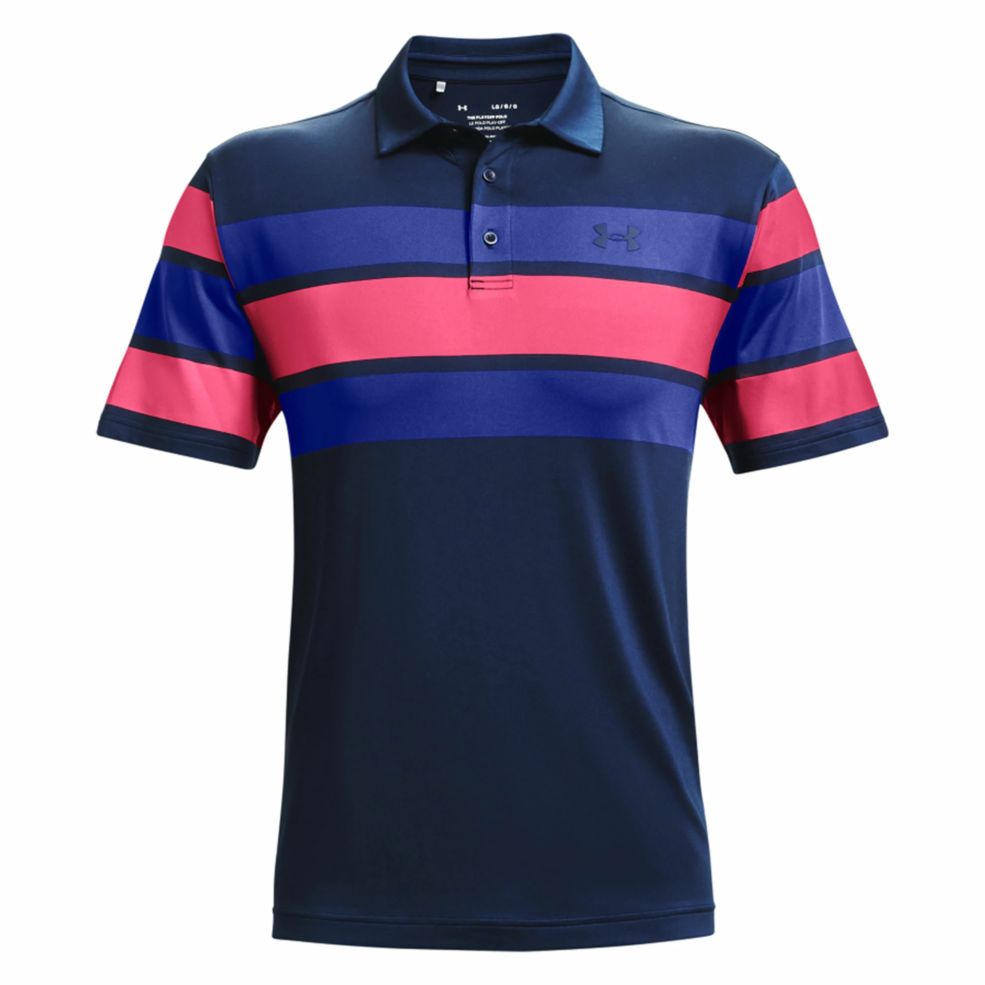 Under Armour Playoff 2.0 Polo Shirt - Navy/Purple