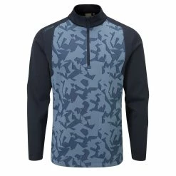 Ping Felix Half Zip Fleece Golf Pullover - Greystone
