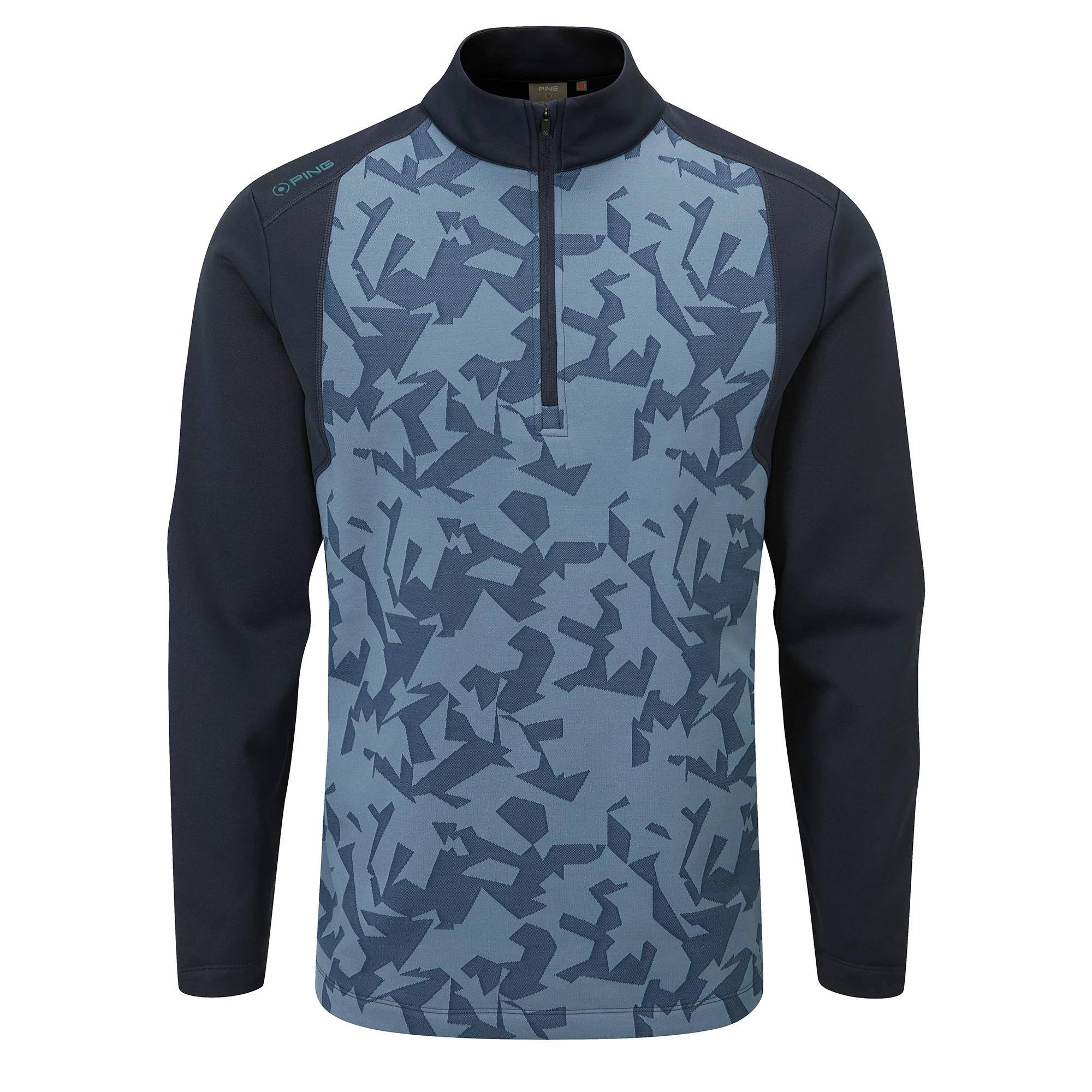 Ping Felix Half Zip Fleece Golf Pullover - Greystone