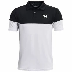 Under Armour Boys Performance Blocked Golf Polo