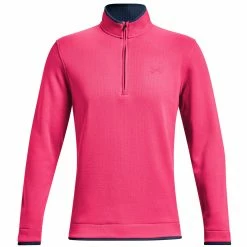 Under Armour Storm Half Zip Golf Sweater - Gala Pink