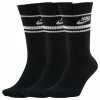 Nike Sportswear Essential Golf Socks - Black/White - Large
