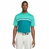 Nike Dri-Fit Victory CB Golf Polo Shirt - Teal/White