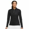 Nike Dri-Fit Victory LS Solid Womens Golf Polo Shirt