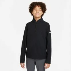 Nike Boys Dri-Fit Victory Half-Zip Golf Top