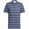 Adidas 2 Colour Stripe Golf Polo - Navy
