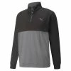 Puma Gamer Colourblock 1/4 Zip Golf Sweater - Black