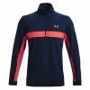 Under Armour UA Storm Midlayer 1/2 Zip Golf Top - Academy/Rush Red