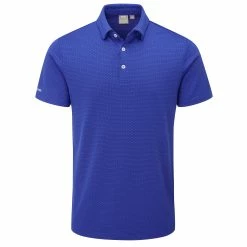 Ping Halcyon Golf Polo Shirt - Blue Surf
