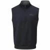 Oscar Jacobson Trent Tour Sleeveless Golf Sweater - Black