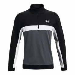 Under Armour UA Storm Midlayer 1/2 Zip Golf Top - Black
