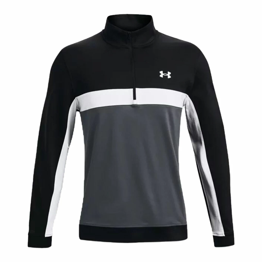Under Armour UA Storm Midlayer 1/2 Zip Golf Top - Black