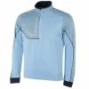Galvin Green Daxton INSULA Half Zip Golf Sweater - Blue