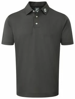 FootJoy Stretch Pique Solid Shirt - Athletic Charcoal