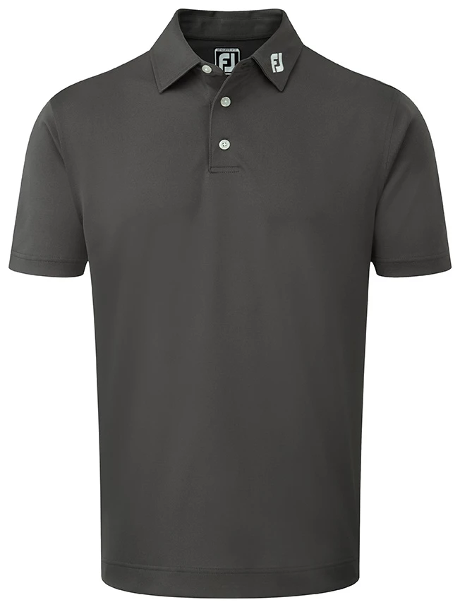 FootJoy Stretch Pique Solid Shirt - Athletic Charcoal