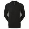 FootJoy Wool Blend 1/2 Zip Sweater - Black
