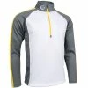 Sunderland Aspen Midlayer - White / Gunmetal / Yellow